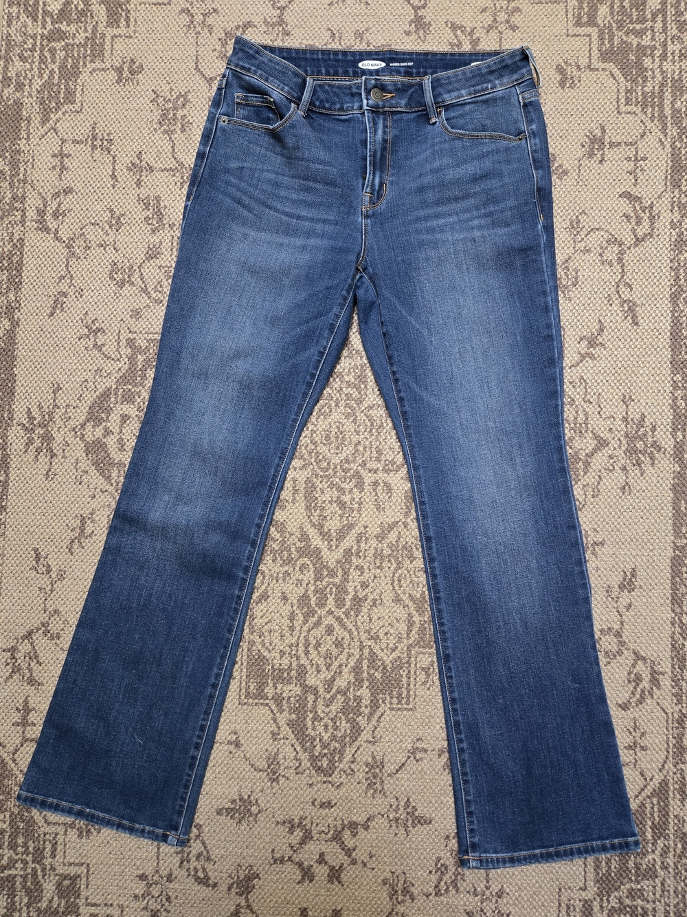 Old Navy Dark Blue Kicker Bootcut Jeans